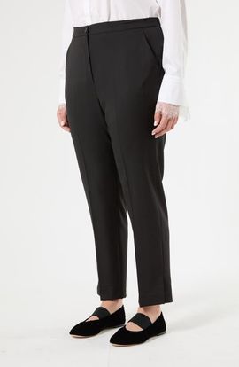 Marina Rinaldi Marina Rinaldi Fascino Virgin Wool Tapered Trousers