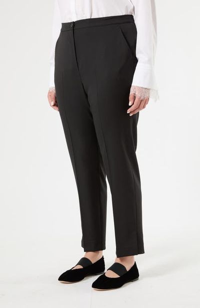 Marina Rinaldi Marina Rinaldi Fascino Virgin Wool Tapered Trousers