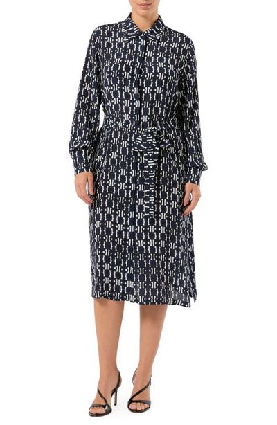 Marina Rinaldi Marina Rinaldi Fatuo Long Sleeve Shirtdress