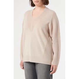 Marina Rinaldi Marina Rinaldi Fulmine Virgin Wool V Neck Sweater