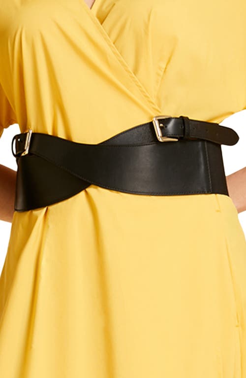 Marina Rinaldi Marina Rinaldi Liguria Crossover Leather Belt