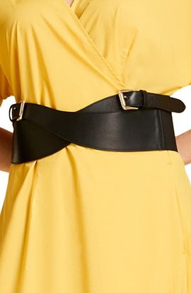 Marina Rinaldi Marina Rinaldi Liguria Crossover Leather Belt