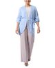 Marina Rinaldi Marina Rinaldi Mrnelmo Light Blue Cashmere Cardigan - 2