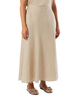 Marina Rinaldi Marina Rinaldi Mrscamera Linen Skirt