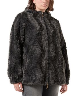 Marina Rinaldi Marina Rinaldi Mrstesoro Faux Fur Reversible Jacket