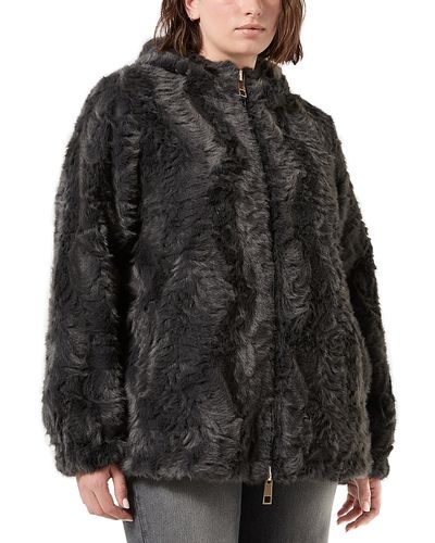 Marina Rinaldi Marina Rinaldi Mrstesoro Faux Fur Reversible Jacket