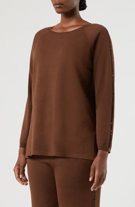 Marina Rinaldi Marina Rinaldi Nocino Sequin Trim Sweater