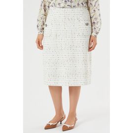 Marina Rinaldi Marina Rinaldi Tundra Bouclé Midi Skirt