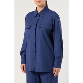 Marina Rinaldi Marina Rinaldi Virgin Wool Shirt Jacket