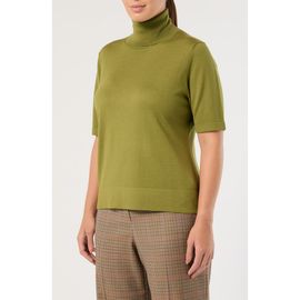 Marina Rinaldi Marina Rinaldi Virgin Wool Short Sleeve Turtleneck Sweater