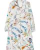 Marina Rinaldi Marina Rinaldi Watercolor Print Long Sleeve Shirtdress - 4