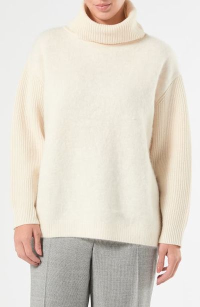 Marina Rinaldi Marina Rinaldi Wool, Cashmere & Silk Turtleneck Sweater