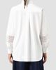 Marina Rinaldi Women's Cotton Poplin Shirt with Lace - 4