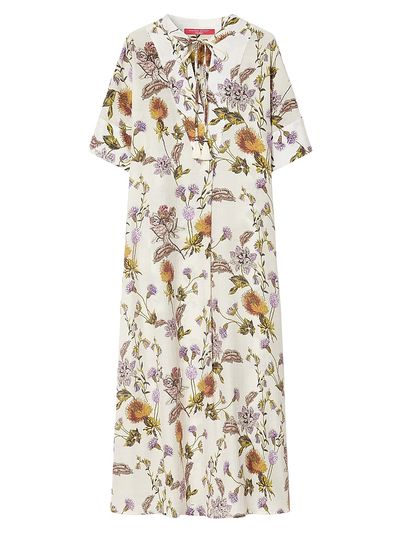 Marina Rinaldi Women's Crepon Print Dress