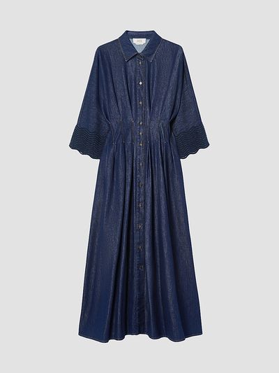 Marina Rinaldi Women's Denim Shirt Dress