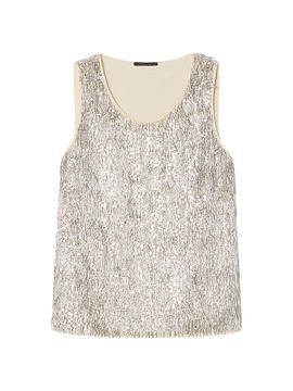 Marina Rinaldi Women's Embroidered Tulle Top