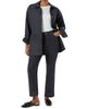 Marina Rinaldi Women's Flared Stretch Cotton Trousers - 2