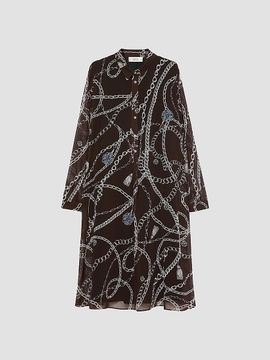 Marina Rinaldi Women's Georgette Print Dress