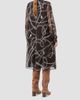 Marina Rinaldi Women's Georgette Print Dress - 4