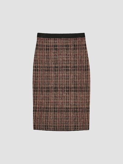 Marina Rinaldi Women's Jacquard Mohair Skirt