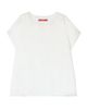 Marina Rinaldi Women's Jersey and Satin T-Shirt - 1