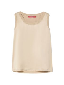 Marina Rinaldi Women's Jersey and Satin Top