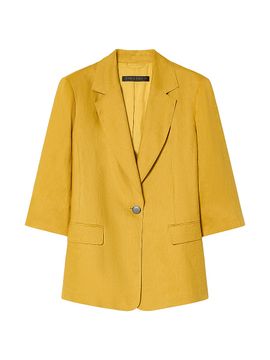 Marina Rinaldi Women's Linen Canvas Blazer