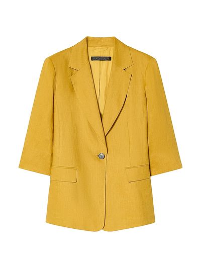 Marina Rinaldi Women's Linen Canvas Blazer