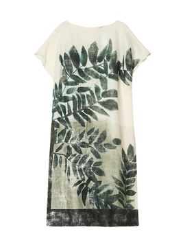 Marina Rinaldi Women's Linen Canvas Dress