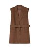 Marina Rinaldi Women's Linen Canvas Gilet - 1