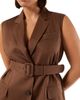 Marina Rinaldi Women's Linen Canvas Gilet - 5