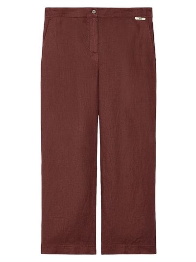 Marina Rinaldi Women's Linen Canvas Trousers