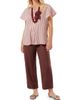 Marina Rinaldi Women's Linen Canvas Trousers - 2