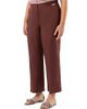 Marina Rinaldi Women's Linen Canvas Trousers - 3