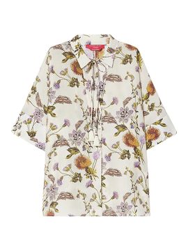 Marina Rinaldi Women's Oversized Crepon Shirt