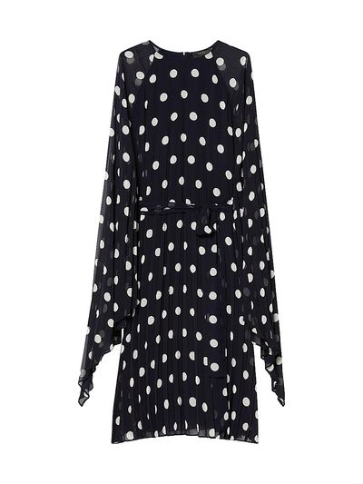 Marina Rinaldi Women's Polka Dot Georgette Dress