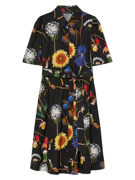 Marina Rinaldi Women's Poplin Shirt Dress