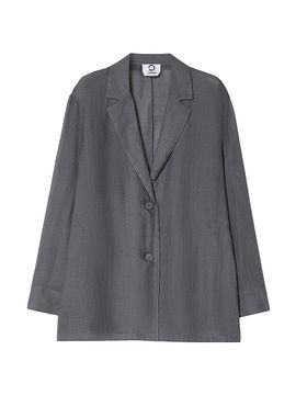Marina Rinaldi Women's Ramie Twill Tunic Blazer