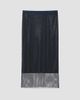 Marina Rinaldi Women's Rhinestone Adorned Mesh Jersey Skirt - 1
