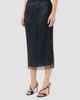 Marina Rinaldi Women's Rhinestone Adorned Mesh Jersey Skirt - 3