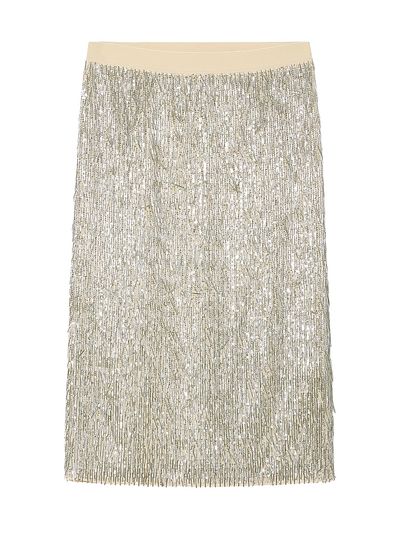 Marina Rinaldi Women's Sequinned Tulle Skirt