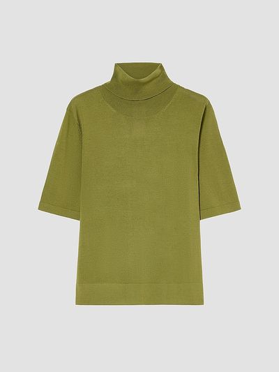 Marina Rinaldi Women's Wool Polo Neck Sweater