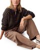 Marine Layer Marine Layer Allison Pleated Wide Leg Trousers - 5