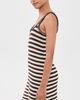 Marine Layer Marine Layer Archive Sweater Mini Dress Brown/White Stripe - 4