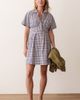 Marine Layer Marine Layer Arden Check Mini Shirtdress - 4