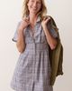 Marine Layer Marine Layer Arden Check Mini Shirtdress - 5