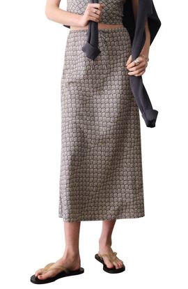 Marine Layer Marine Layer Avery Hemp Blend Midi Skirt