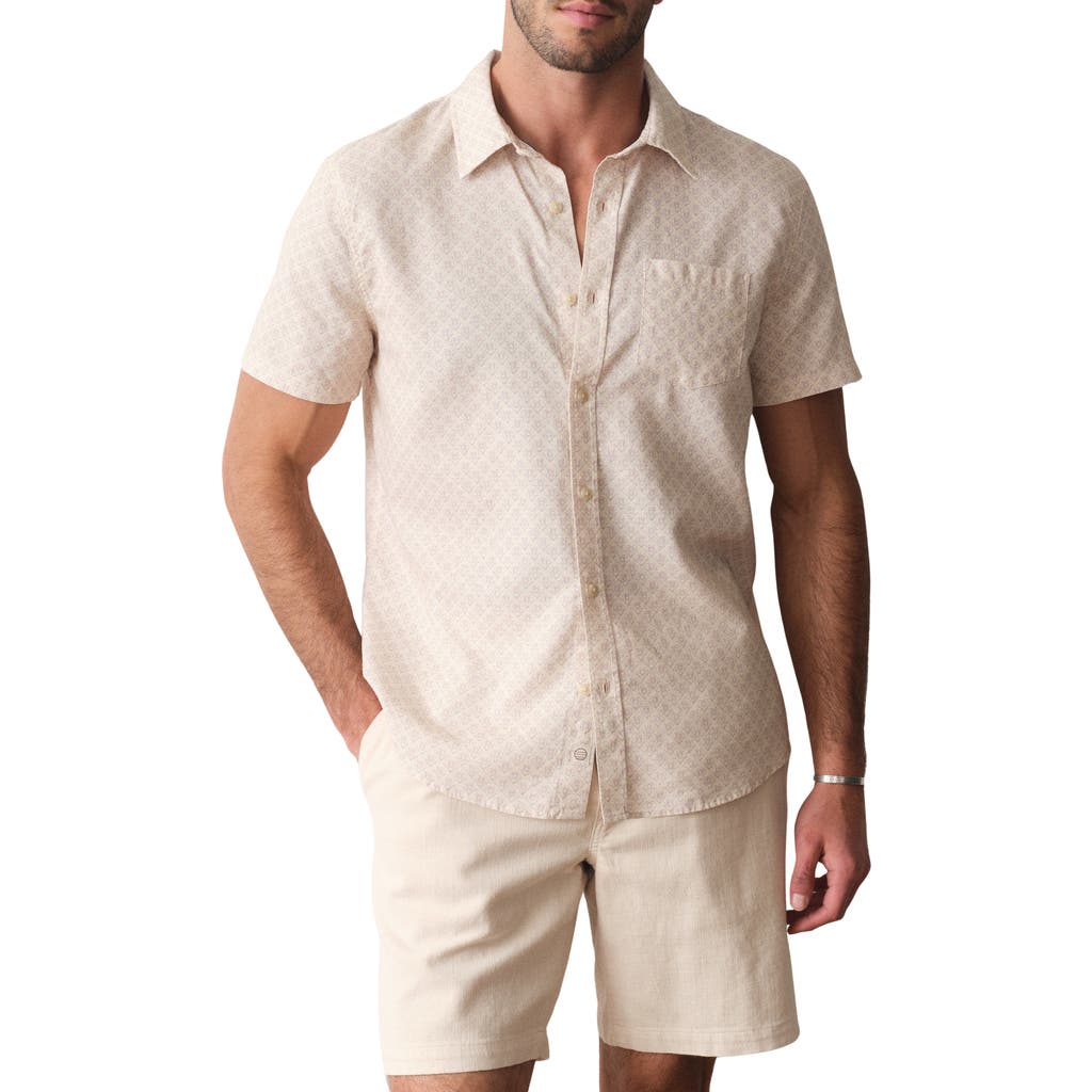 Marine Layer Marine Layer Better Than Short Sleeve Button-Up Shirt