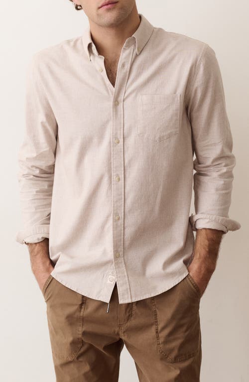 Marine Layer Marine Layer California Houndstooth Stretch Oxford Shirt
