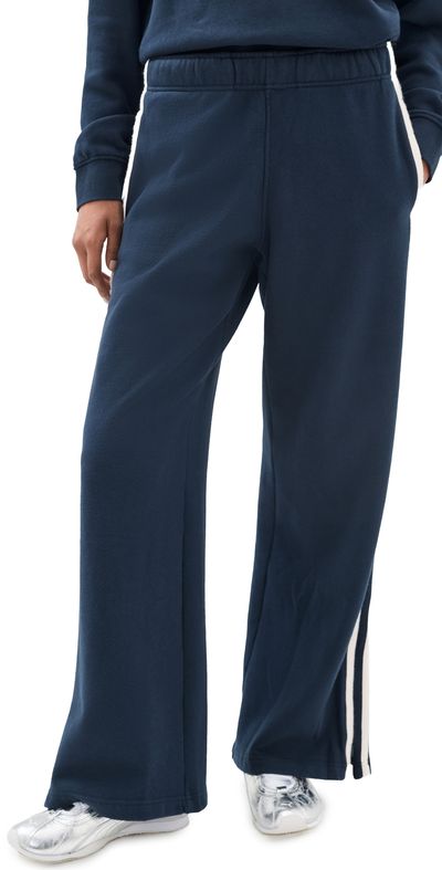 Marine Layer Marine Layer Cloud 9 Fleece Trackpants Navy